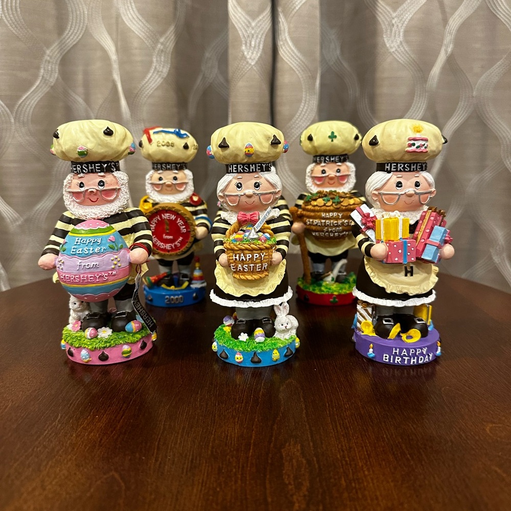 Hershey's Chocolate World Vintage Figurine Bundle